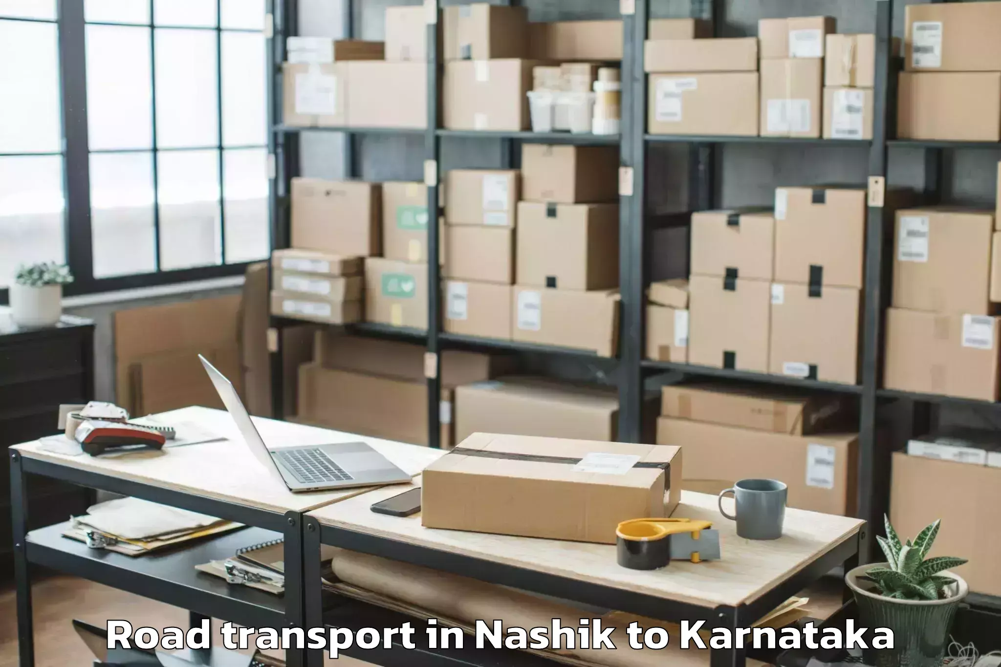 Affordable Nashik to Holalu Road Transport